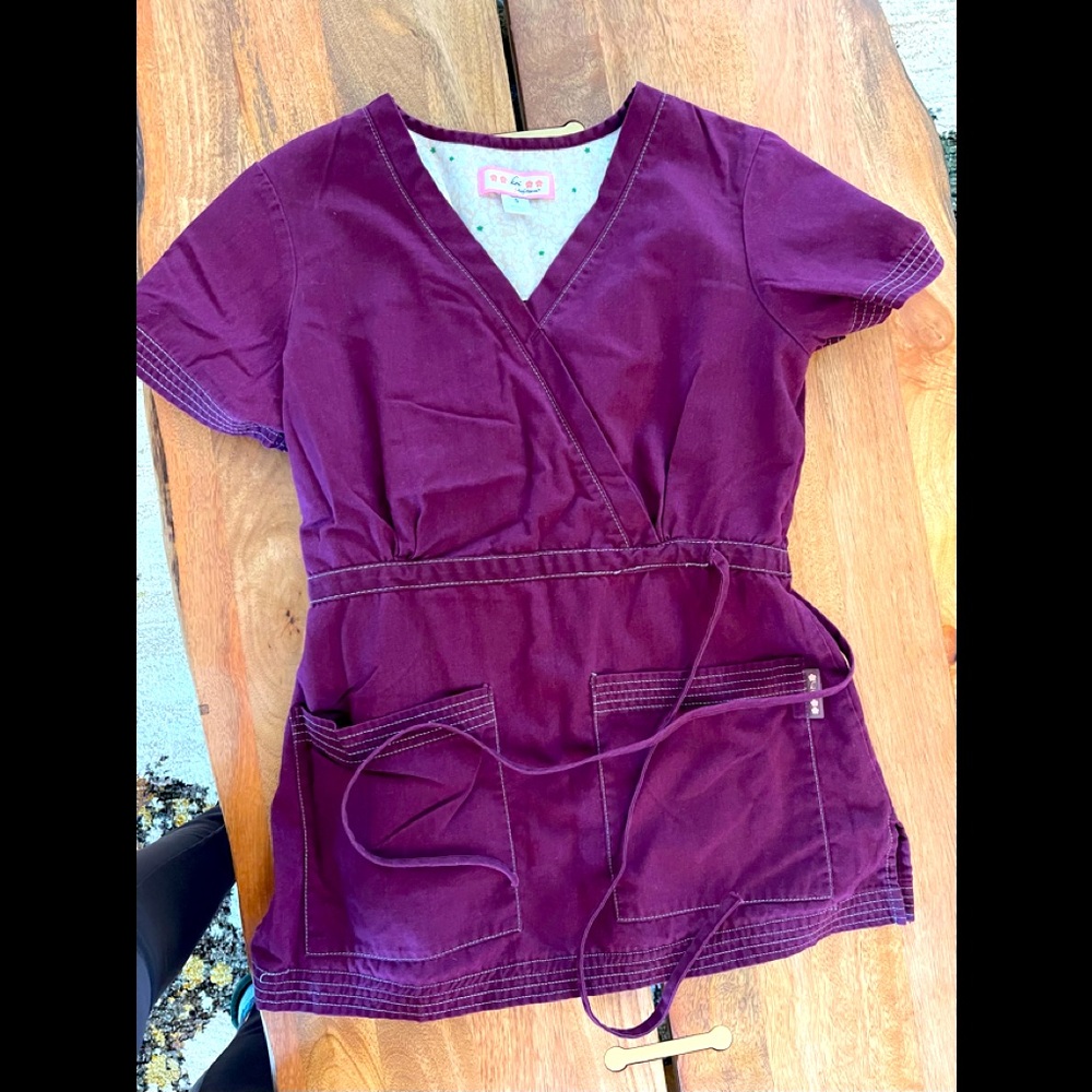 Koi scrub top